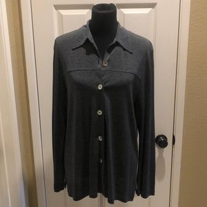 Harlow gray top in EUC